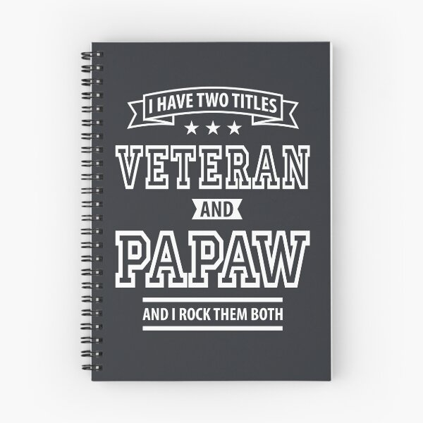 Item preview, I Have Two Titles Veteran and Papaw designed and sold by cidolopez.