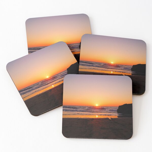 Item preview, Beautiful Sunset Beach & Ocean - Llangrannog, Wales, UK designed and sold by Harmony Of The Mind.