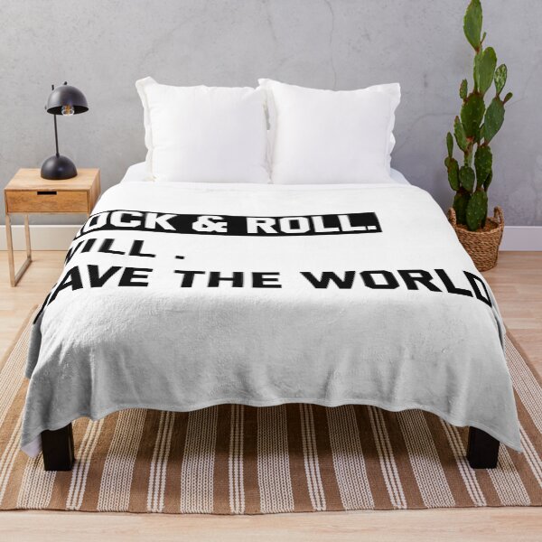Item preview, rock & roll will save the world - music lover designed and sold by joy4shirt.