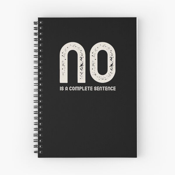 Item preview, No Is A Complete Sentence designed and sold by tsanwo.