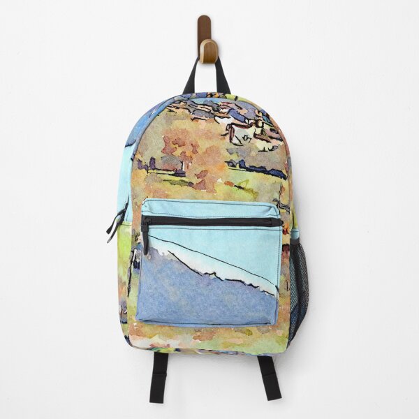 Item preview, Camerata Nuova: landscape with village and mountains designed and sold by Giuseppe Cocco.