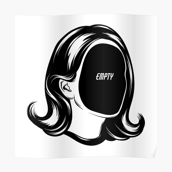Empty Face Poster