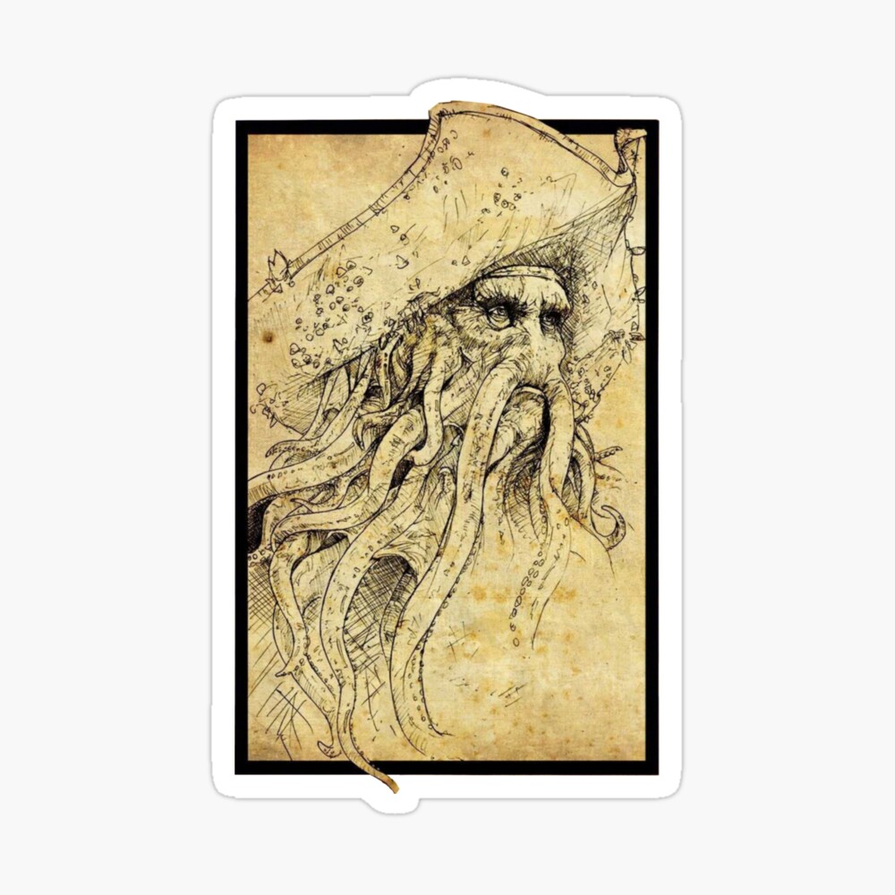 Pirates Of The Caribbean T-Shirt, Davy Jones