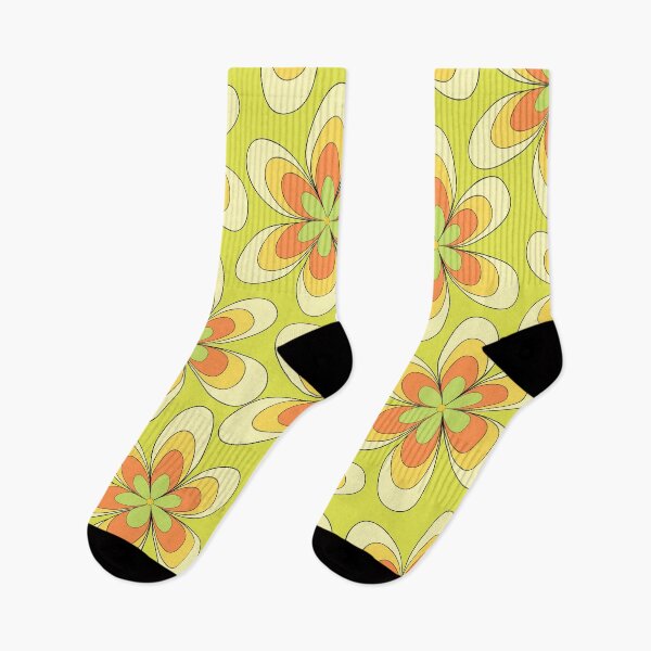 Item preview, Summer Retro Colored Flowers designed and sold by ckylin.