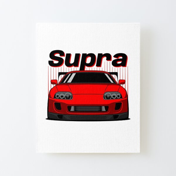 JDM Red Supra Canvas Mounted Print