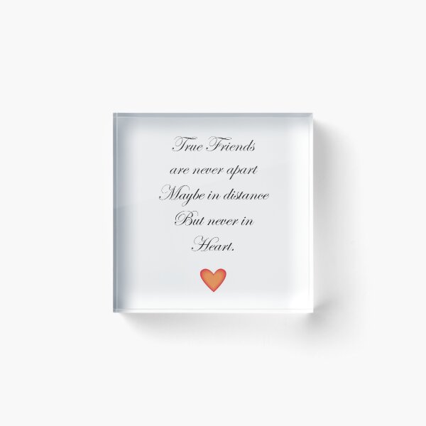 Item preview, True Friends Are Never Apart  designed and sold by SirajDecors.