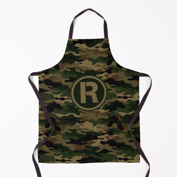 Item preview, Monogram Initial Letter R Military Army Camouflage designed and sold by MintaApparel.
