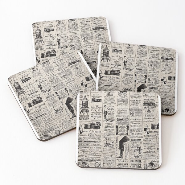 Item preview, Old newspaper design designed and sold by 7LegsSpider.