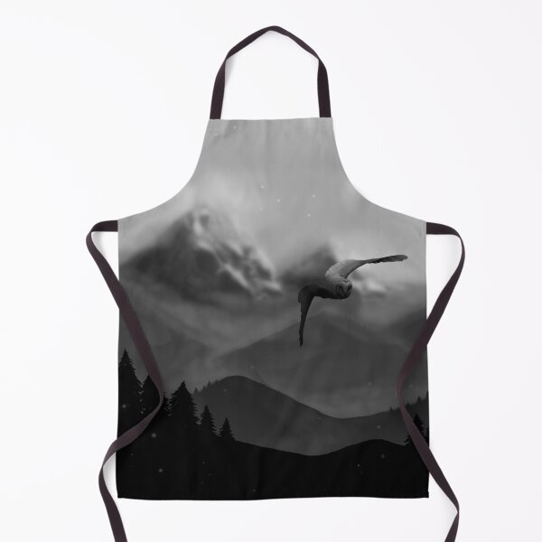 Item preview, Misty Mountains - Flying Owl (dark) designed and sold by zazuzanta.