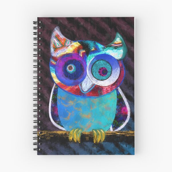 Item preview, Crazy Owl Painting designed and sold by Kay Patterson.