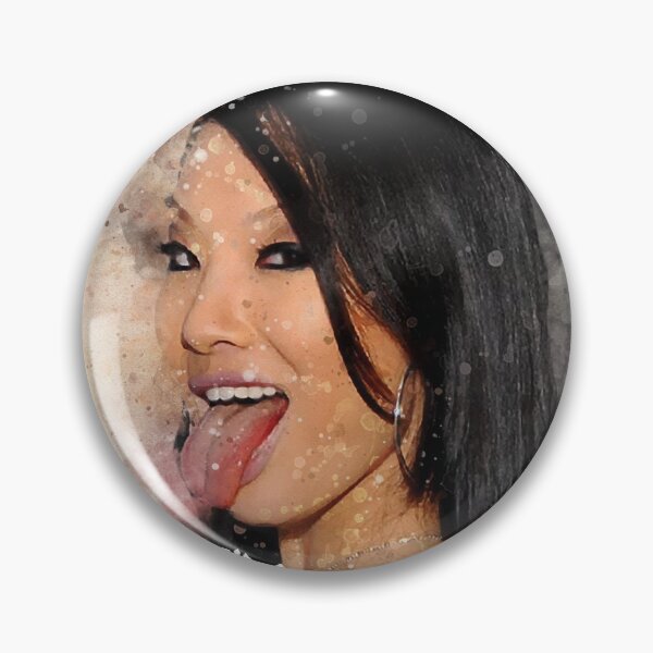 Item preview, Asa Akira splash watercolor portrait designed and sold by madkitten.