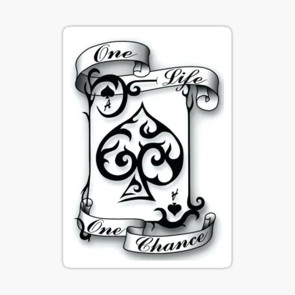 TATTOOSORG  One life one chance Submit Your Tattoo