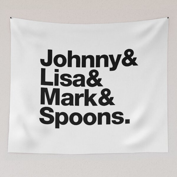 Item preview, The Room and its spoons (black text) designed and sold by Lolvetica.