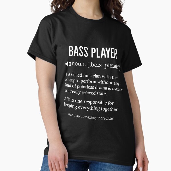 Artikel-Vorschau von Bassist Definition Bassist Musiker Geschenk, designt und verkauft von Luna1Shop.