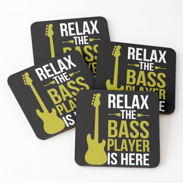 Item preview, The Bass Player Is Here Guitarist Gift designed and sold by Luna1Shop.