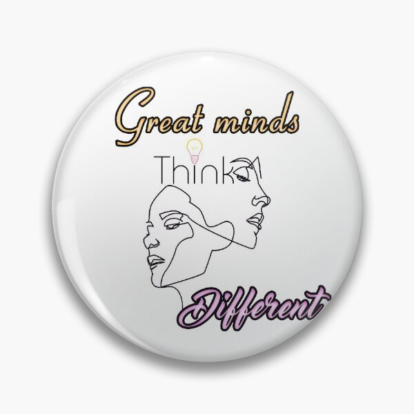 Item preview, Great Minds Think Different - Smart, Inspirational & Motivational designed and sold by Designs-RZ.