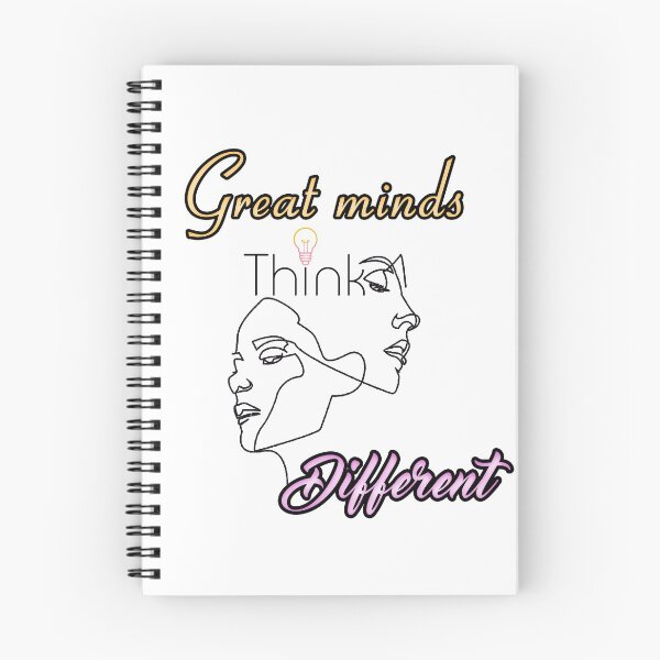 Item preview, Great Minds Think Different - Smart, Inspirational & Motivational designed and sold by Designs-RZ.