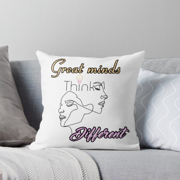 Item preview, Great Minds Think Different - Smart, Inspirational & Motivational designed and sold by Designs-RZ.