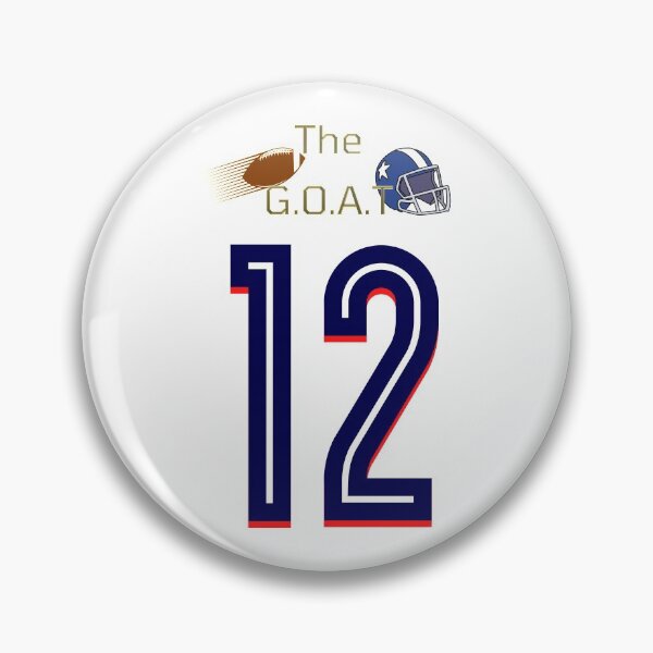 Item preview, The G.O.A.T number 12 #football designed and sold by MrJean.
