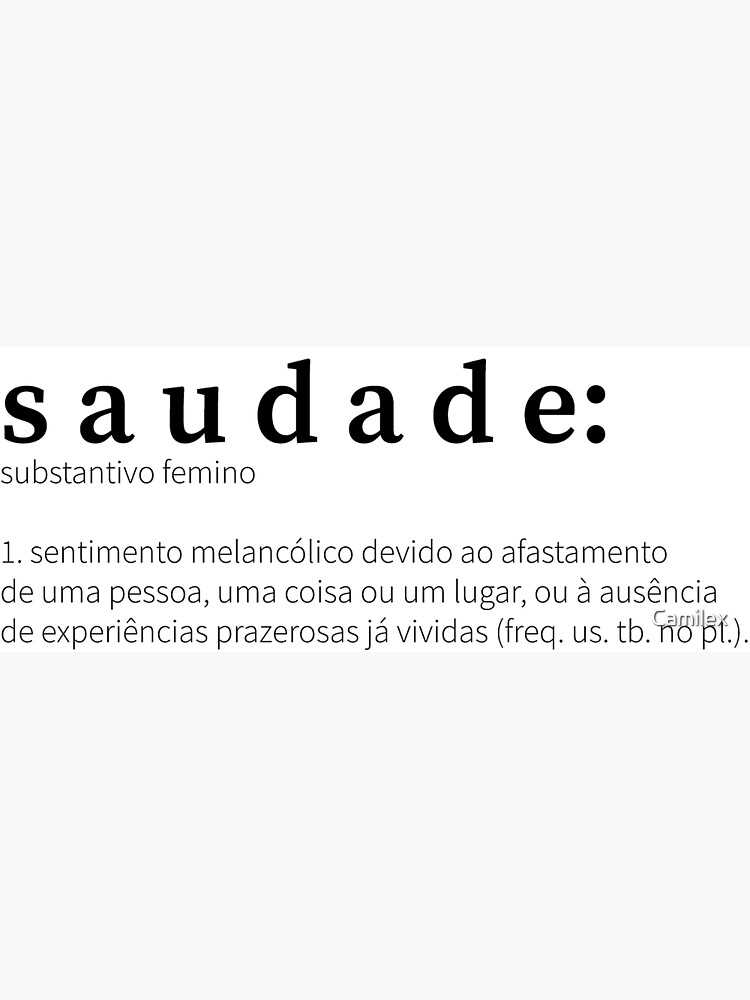 The Meaning of Saudade - In the Spirit of Saudade Collective Collective -  Saudade Collective