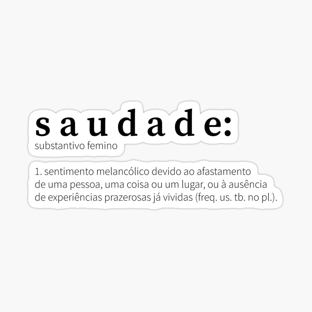 Saudade - Travel Word Definition - Typography - Wanderlust Art Board Print  by thingswithlove