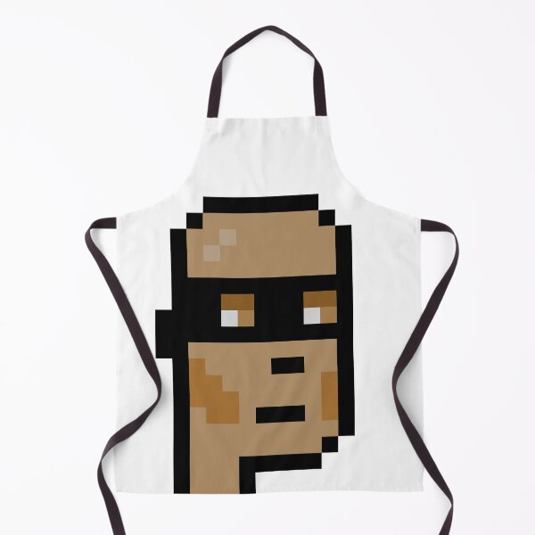 Item preview, CryptoPunk #18 (Male with Bandit Mask) designed and sold by inVinnieVeritas.