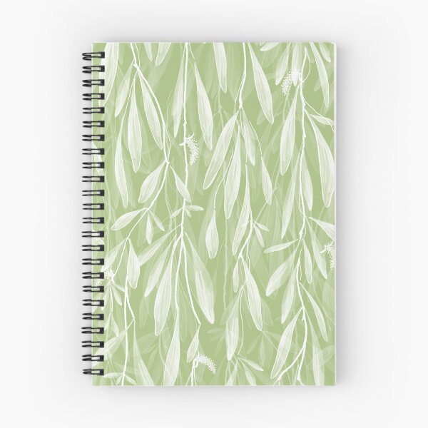Item preview, Willow Wisp Pattern | Monochrome | Celery Green designed and sold by L Diane Johnson.