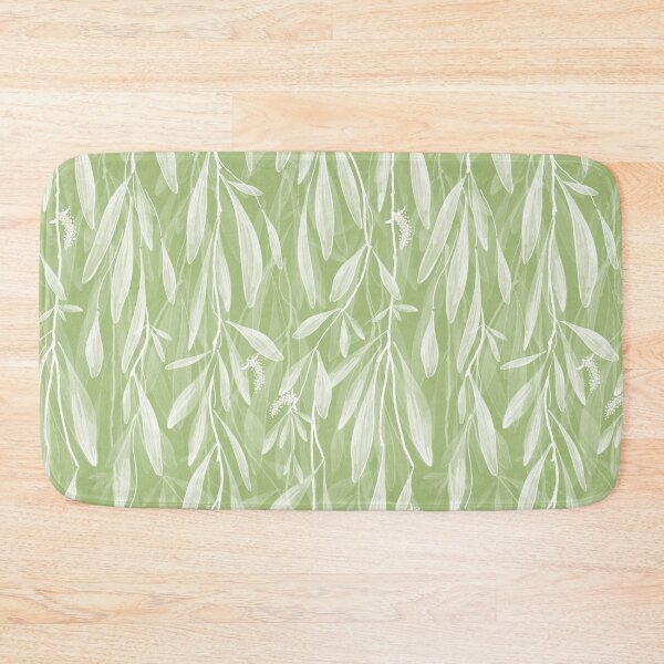 Item preview, Willow Wisp Pattern | Monochrome | Celery Green designed and sold by L Diane Johnson.