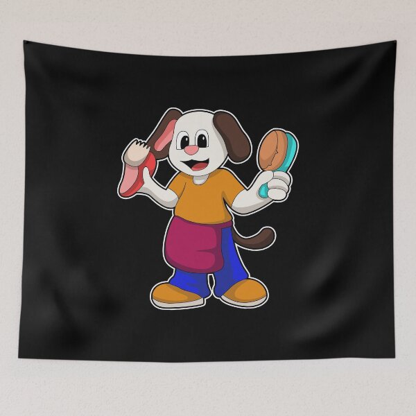 Item preview, Dog as Hairdresser with Razor designed and sold by Snabdesign84.