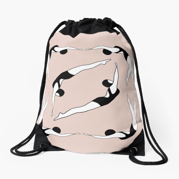Synchronised swimming Drawstring Bag