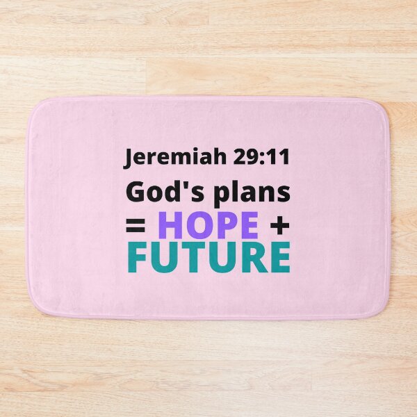 Item preview, Jeremiah 29:11 God's plans = hope + future designed and sold by MGonline.