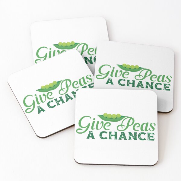 Item preview, Give peas a chance designed and sold by Veganreactions.