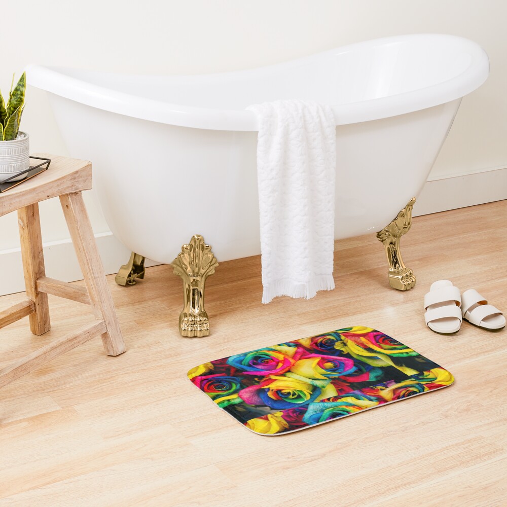 Item preview, Bath Mat designed and sold by RetroRobbo.