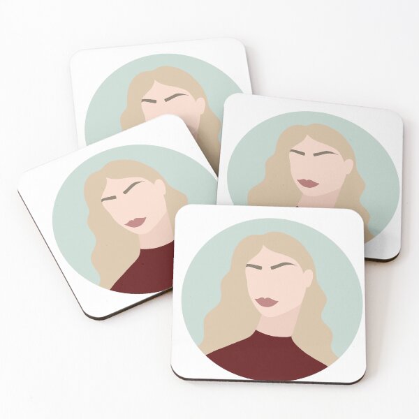 Item preview, Bold Modern Female Portrait of Woman with Blonde Hair designed and sold by Illustratebynat.