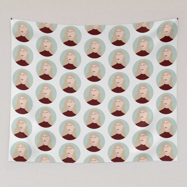 Item preview, Bold Modern Female Portrait of Woman with Blonde Hair designed and sold by Illustratebynat.