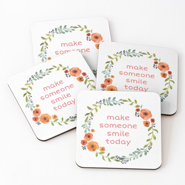 Item preview, Make someone smile today, beautiful motto of the day designed and sold by Pelikancrazy.