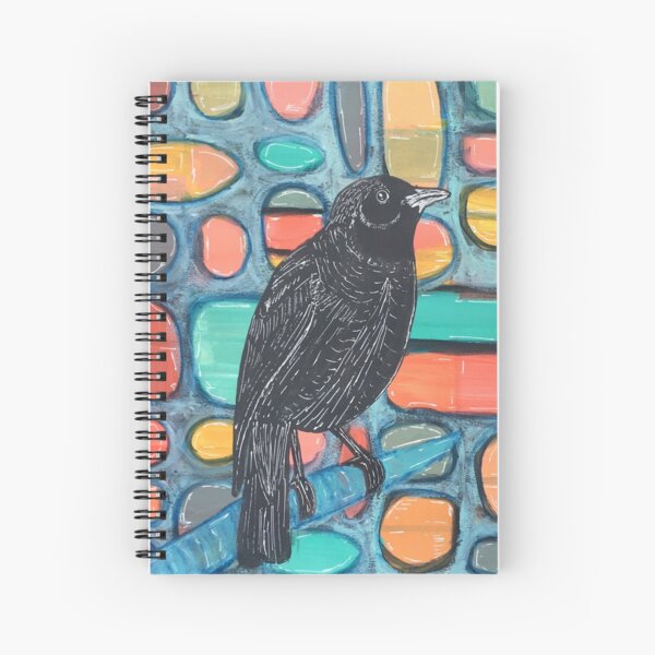 Blackbird Watcher Spiral Notebook