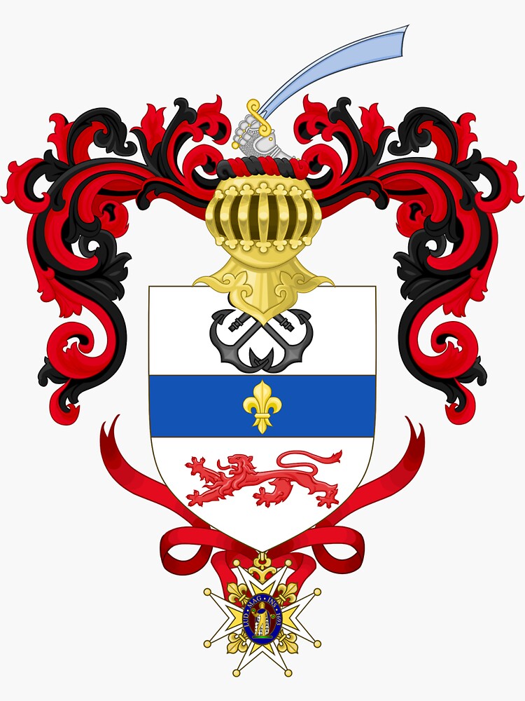 "JeanBart coat of arms" Sticker for Sale by SpliT Redbubble