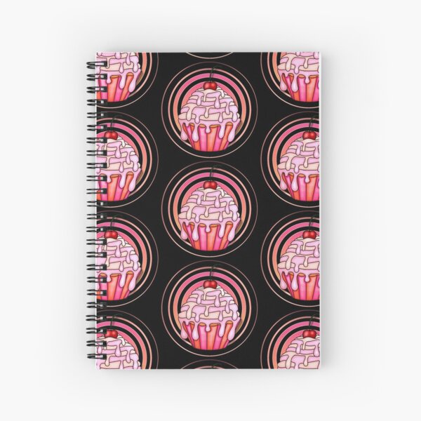 Retro Cupcake Spiral Notebook