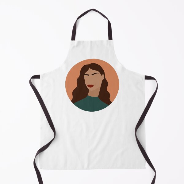 Item preview, Bold Modern Female Portrait of Woman with Brown Hair designed and sold by Illustratebynat.