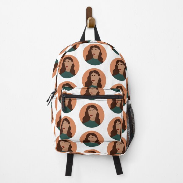 Item preview, Bold Modern Female Portrait of Woman with Brown Hair designed and sold by Illustratebynat.