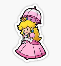 Papier Prinzessin Pfirsich (Regenschirm) Sticker