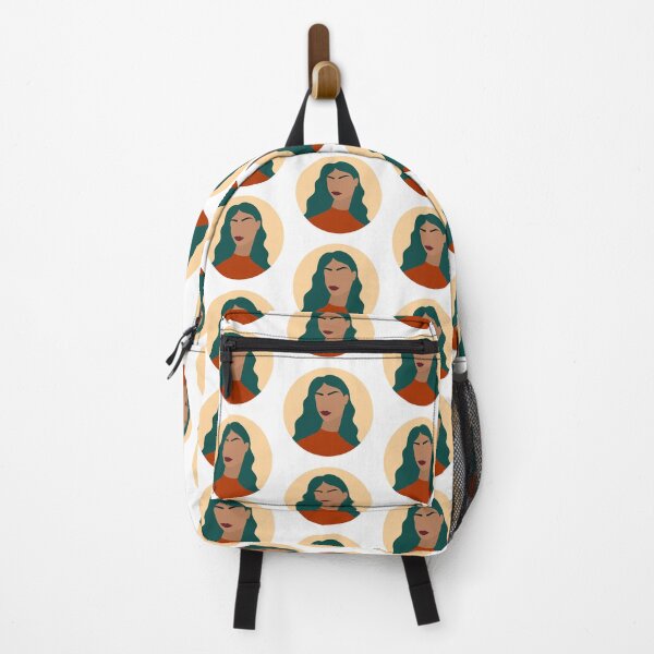 Item preview, Bold Modern Female Portrait of Woman with Turquoise Hair designed and sold by Illustratebynat.
