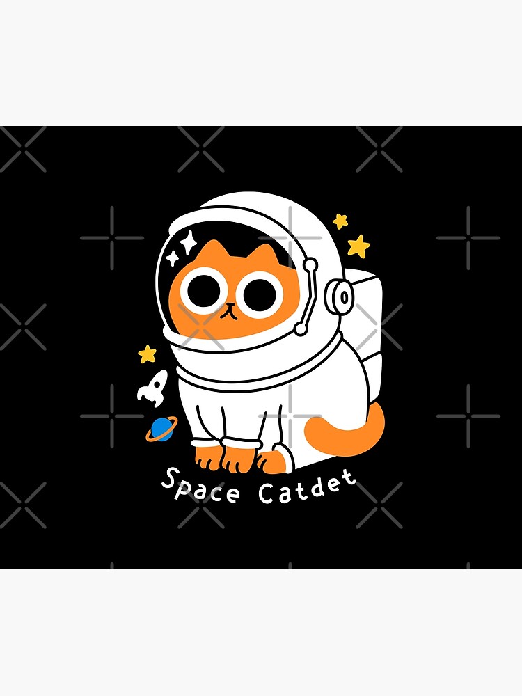 Discover Space Catdet Throw Blanket