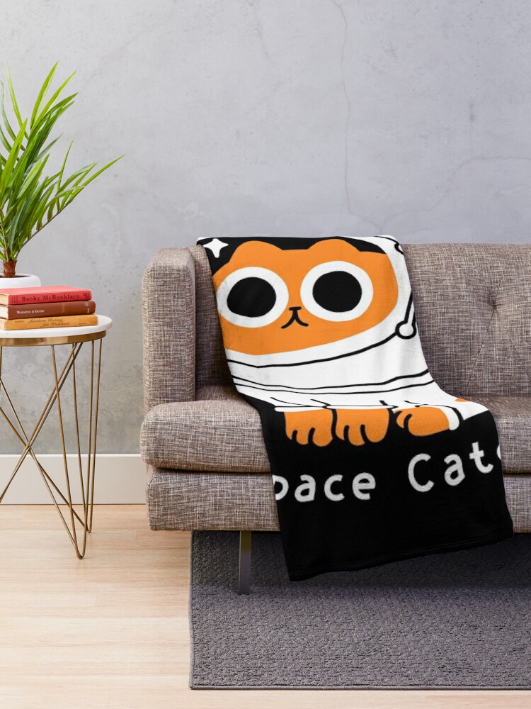 Disover Space Catdet Throw Blanket