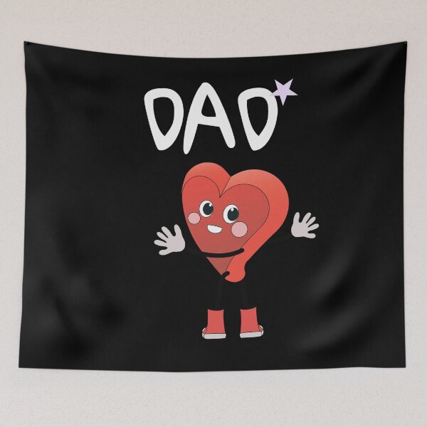 Item preview, Father's Day Love Heart for Dad designed and sold by OUR-SHOP1.