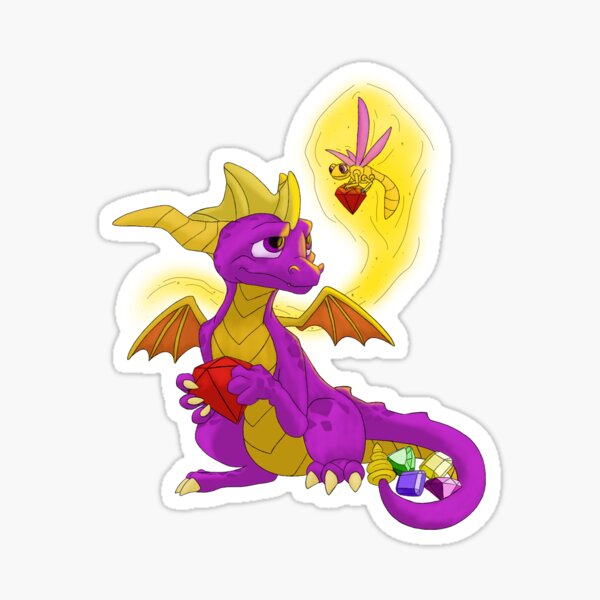 Spyro Gem Stickers Sticker for Sale by Makanix