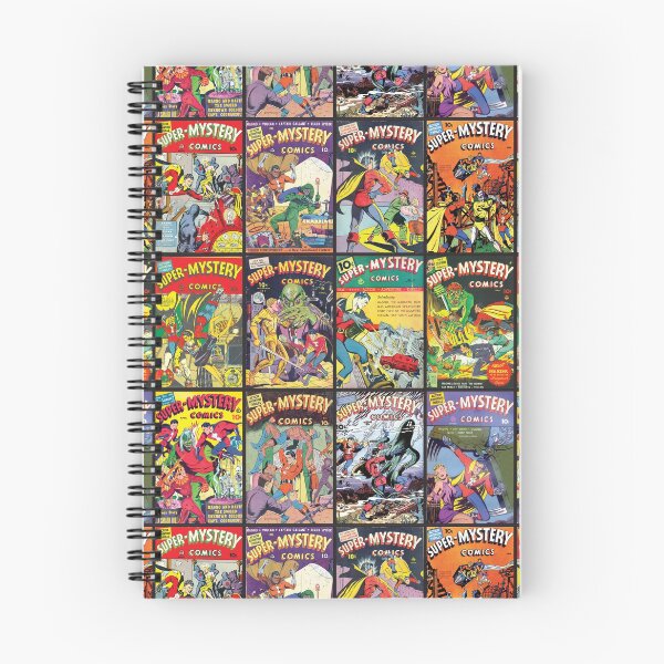 Item preview, Super Mystery Comic Covers | Vintage comic designed and sold by Petra Becker.
