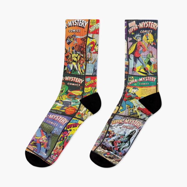 Item preview, Super Mystery Comic Covers | Vintage comic designed and sold by Petra Becker.