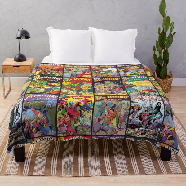 Item preview, Super Mystery Comic Covers | Vintage comic designed and sold by Petra Becker.